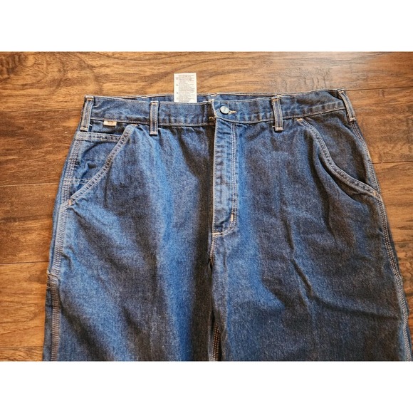 Carhartt Blue Jeans Pants HRC2 Flame Resistant size 38x30 Flame Resistant EUC! - Picture 2 of 6